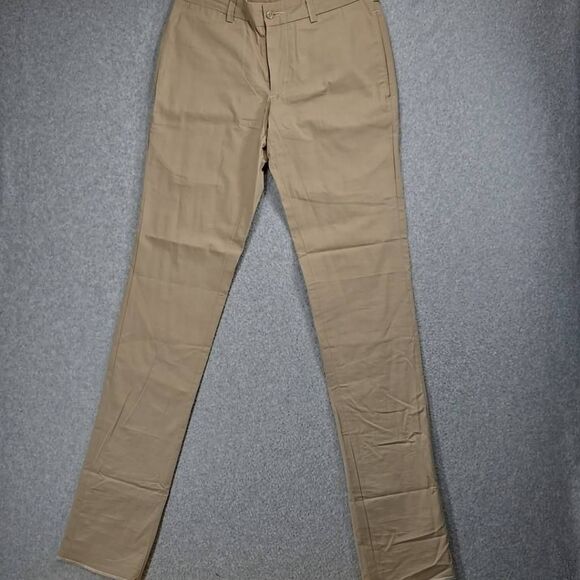 Jack Donnelly Chino Pants Mens Size 32 (32) M4 Slim Fit 37" Inseam Beige Not Hem - Picture 1 of 11